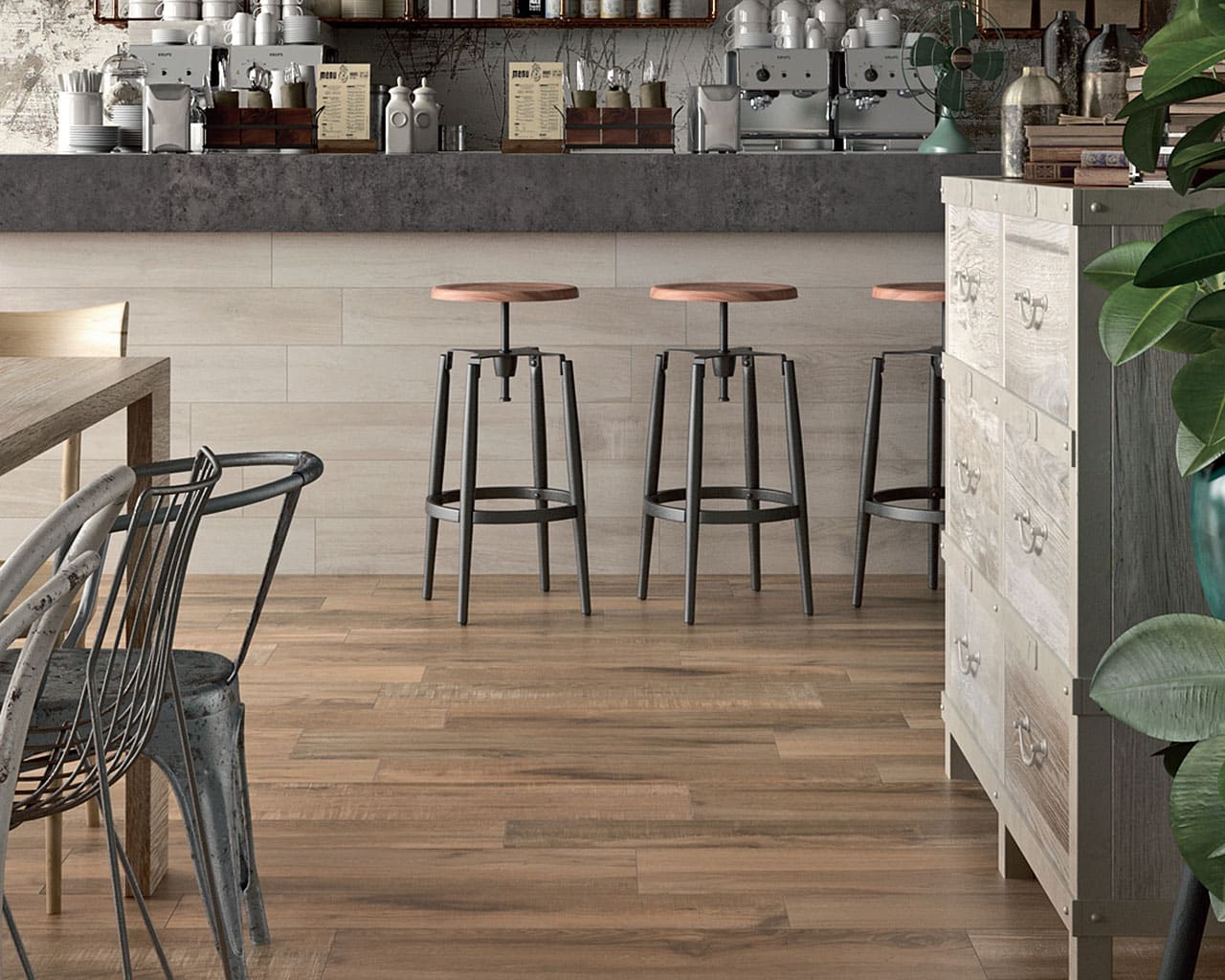 Northwind Brown 9 x 36 Porcelain Wood Look Tile - Image 2