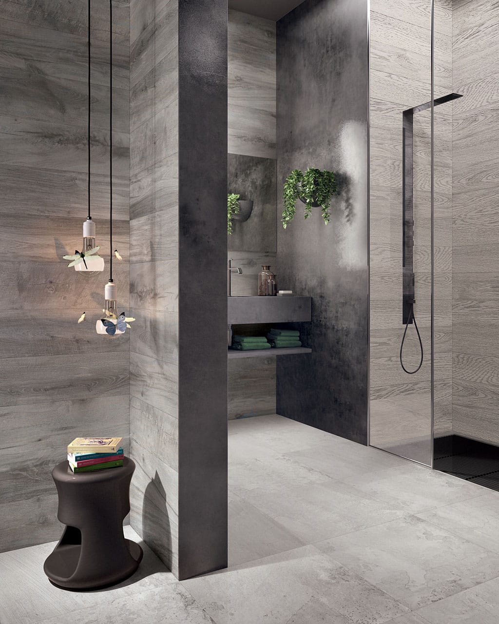 Legend Grey 8 x 48 Porcelain Wood Look Tile - Image 2