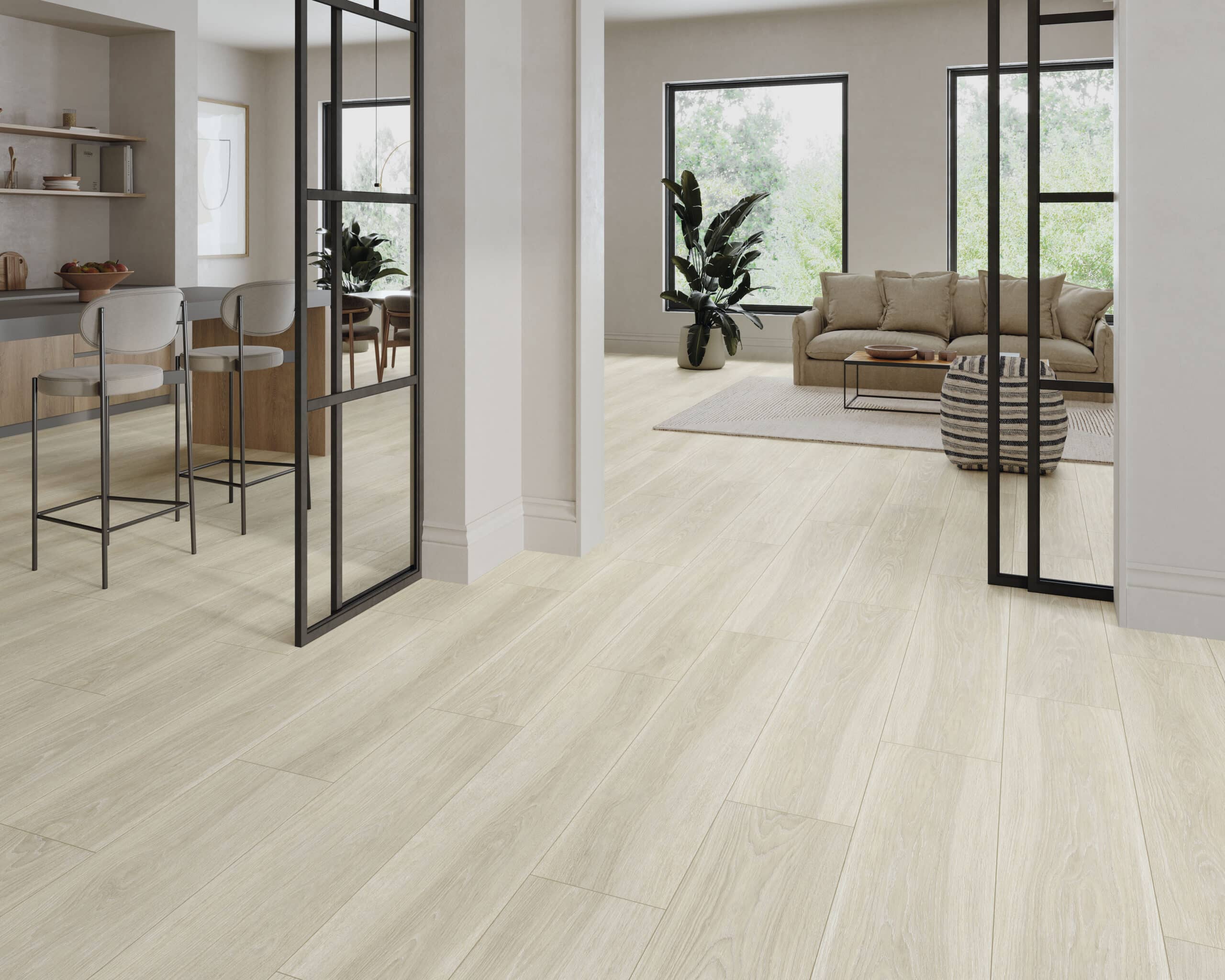 Kael Blonde 12 x 60 Porcelain Wood Look Tile - Image 2